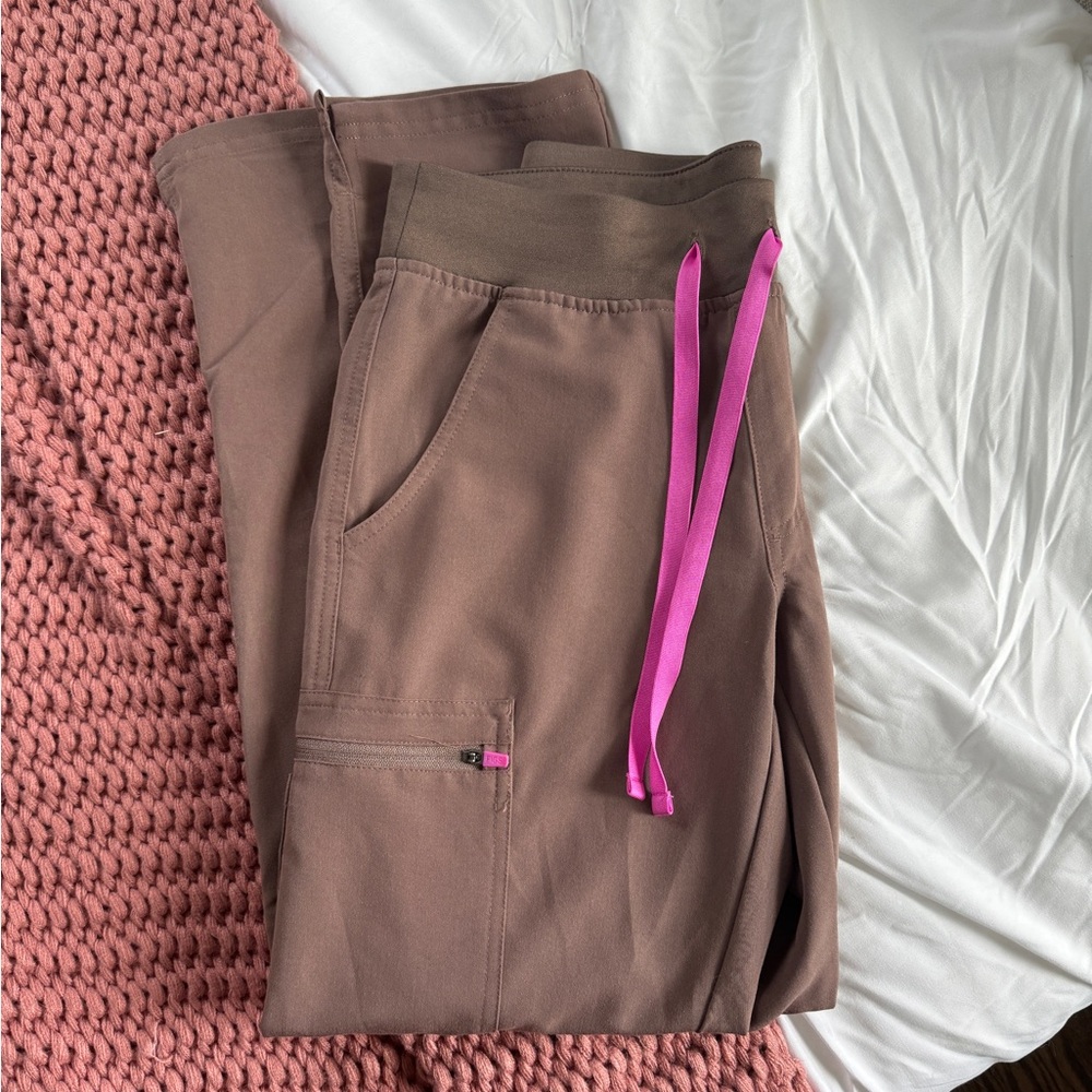 FIGS Smokey Taupe pants